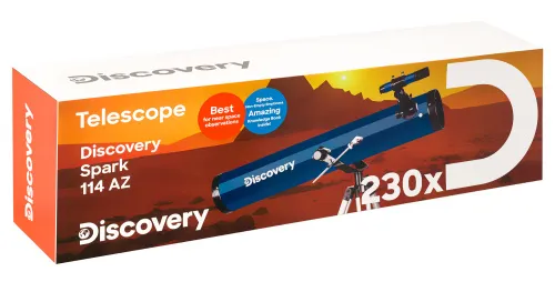 snímek hvězdářský dalekohled Levenhuk Discovery Spark 114 AZ s knížkou,  15