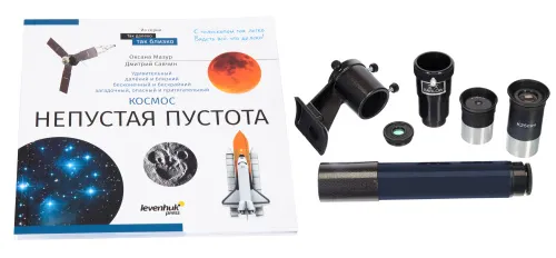 snímek hvězdářský dalekohled Levenhuk Discovery Spark 114 EQ s knížkou,  3