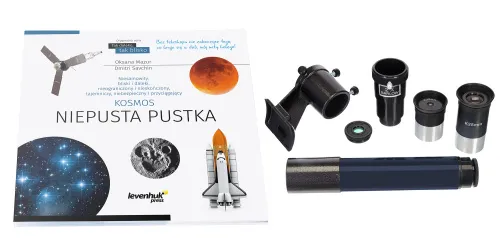 snímek hvězdářský dalekohled Levenhuk Discovery Spark 114 EQ s knížkou,  3