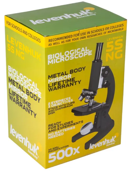 obrázek monokulární mikroskop Levenhuk 5S NG,  12