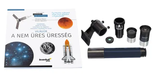 snímek hvězdářský dalekohled Levenhuk Discovery Spark 114 EQ s knížkou,  3