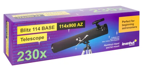 foto hvězdářský dalekohled Levenhuk Blitz 114 BASE,  12