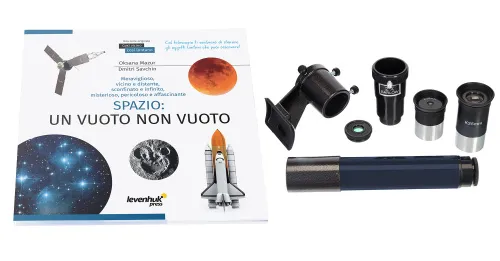 snímek hvězdářský dalekohled Levenhuk Discovery Spark 114 EQ s knížkou,  3
