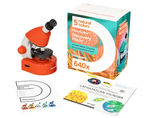obrázek mikroskop se vzdělávací publikací Levenhuk Discovery Micro,  4
