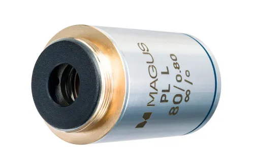 obrázek objektiv MAGUS 80PLL 80х/0,80 Plan L WD 1,25 mm,  4