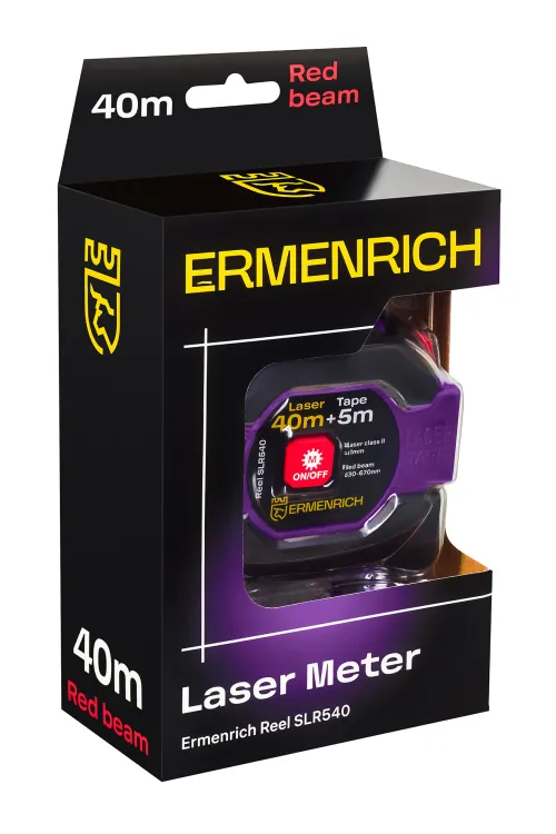 foto laserový svinovací metr Ermenrich Reel SLR540,  8
