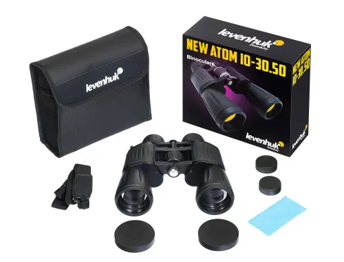 foto binokulární dalekohled Levenhuk New Atom 10–30x50,  4