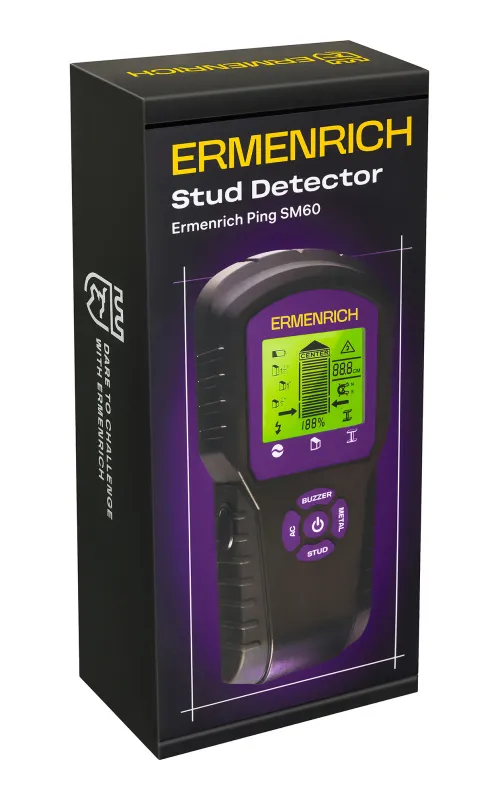 foto stavební detektor Ermenrich Ping SM60,  6
