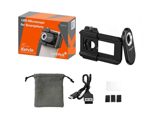 fotografie lED mikroskop pro smartphone Levenhuk Kelvin TMC10,  9
