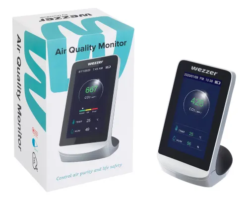 obrázek monitor kvality ovzduší Levenhuk Wezzer Air MC60,  3