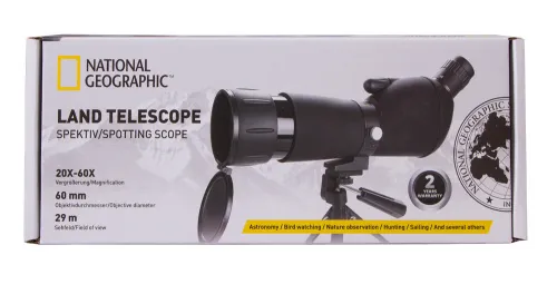 obrázek pozorovací dalekohled Bresser National Geographic 20–60x60,  9