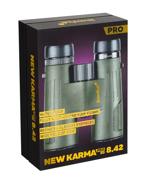 snímek binokulární dalekohled Levenhuk New Karma PRO ED 8x42,  13