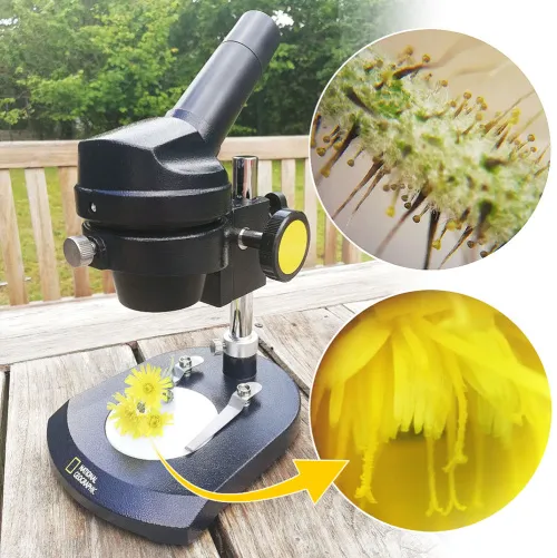 fotografie mikroskop Bresser National Geographic 20x, monokulární,  11