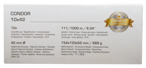 foto binokulární dalekohled Bresser Condor UR 10x42,  15