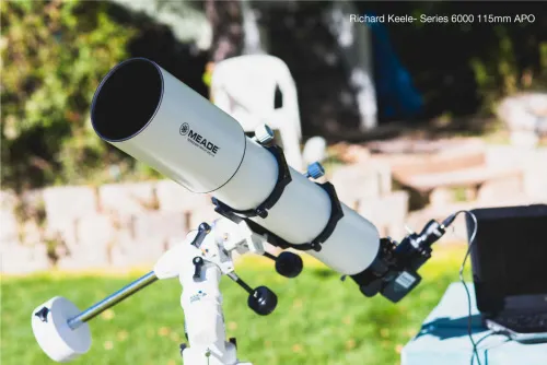fotografie hvězdářský dalekohled Meade řady 6000 115 mm ED triplet APO OTA,  10