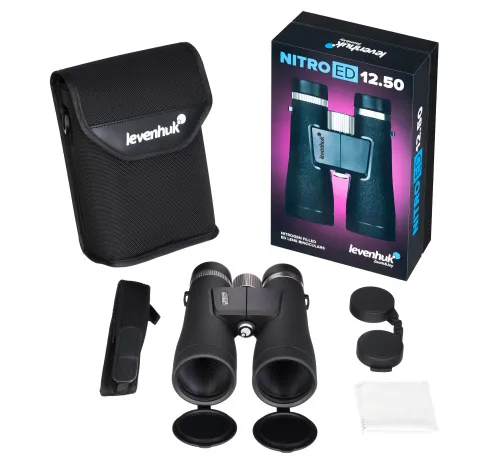 snímek binokulární dalekohled Levenhuk Nitro ED 12x50,  3