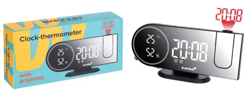 foto teploměr s hodinami Levenhuk Wezzer Tick H50,  3