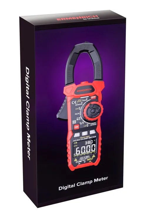 snímek digitální klešťový měřič Ermenrich Ping MK70,  10