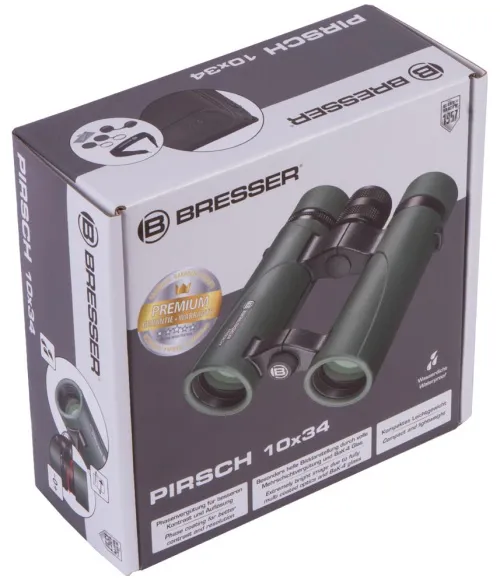 foto binokulární dalekohled Bresser Pirsch 10x34,  11