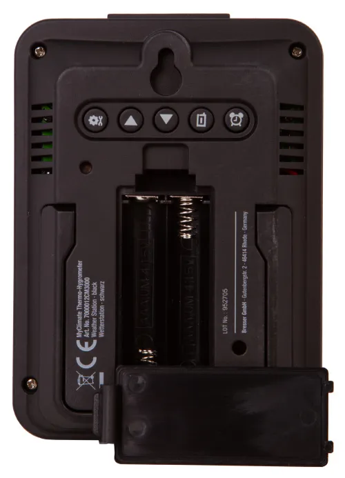 obrázek thermohigrometr Bresser National Geographic s hodinami, bílé,  10