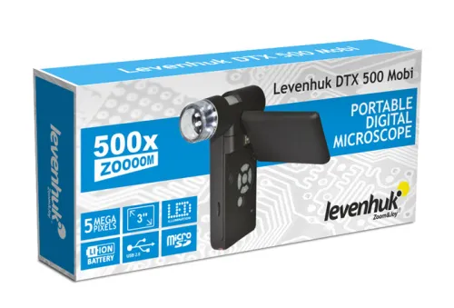 snímek digitální mikroskop Levenhuk DTX 500 Mobi,  10