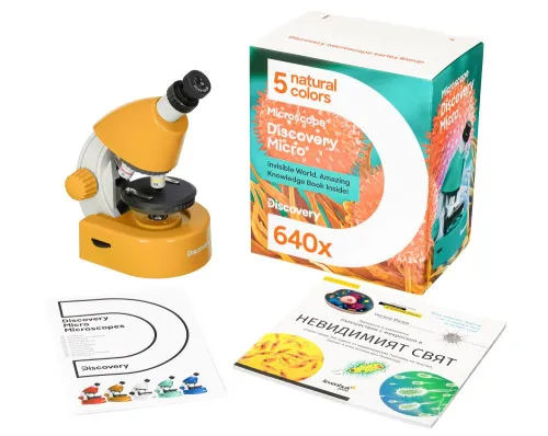 obrázek mikroskop se vzdělávací publikací Levenhuk Discovery Micro,  4