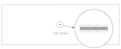 foto kalibrační sklíčko MAGUS CS1 (0,01),  4