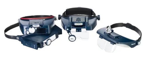 foto náhlavní lupa Levenhuk Discovery Crafts DHD 10,  2