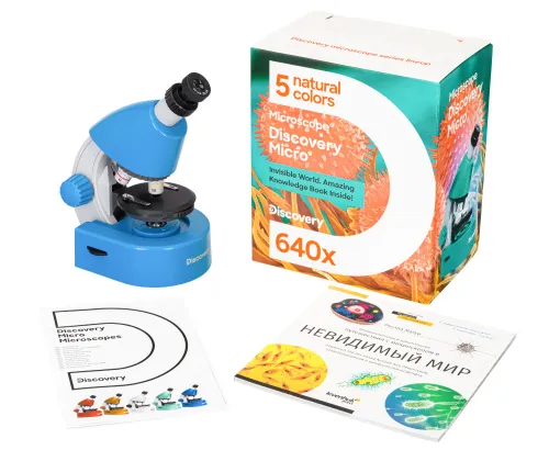 obrázek mikroskop se vzdělávací publikací Levenhuk Discovery Micro,  4