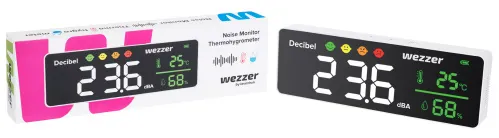 snímek termohygrometr s monitorem hluku Levenhuk Wezzer Teo TH70,  3