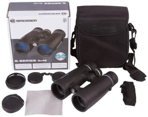 snímek binokulární dalekohled Bresser S-Series 8x42,  2