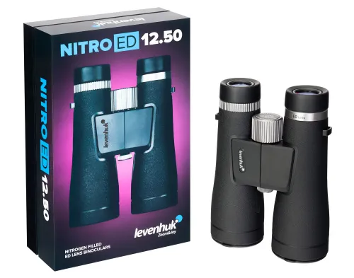 snímek binokulární dalekohled Levenhuk Nitro ED 12x50,  4