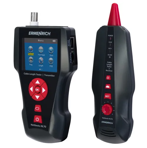 obrázek tester délky kabelů Ermenrich NetGeeks NL70,  4