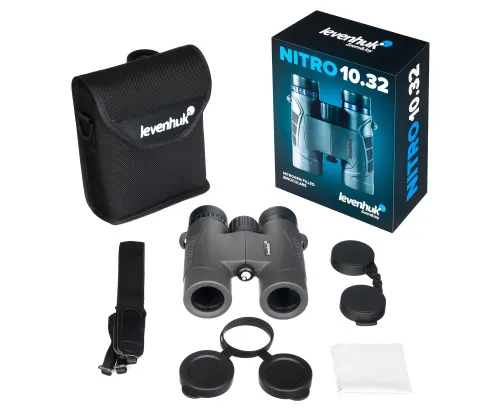 foto binokulární dalekohled Levenhuk Nitro 10x32,  3