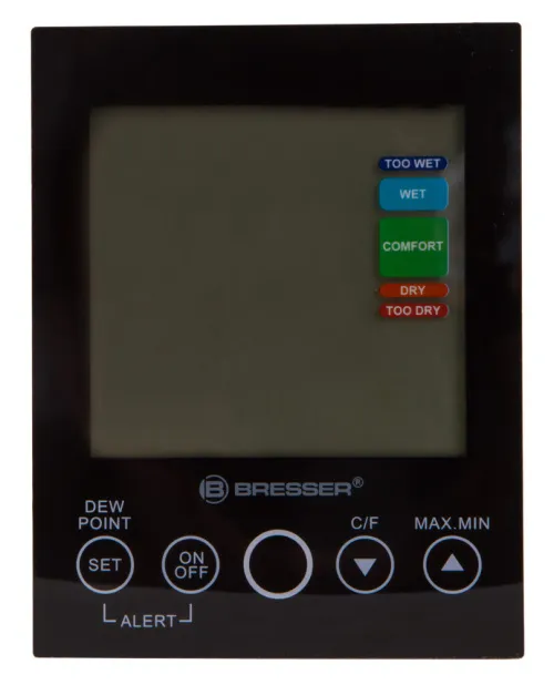 fotografie vlhkoměr Bresser s alarmem proti plísním, černý,  4