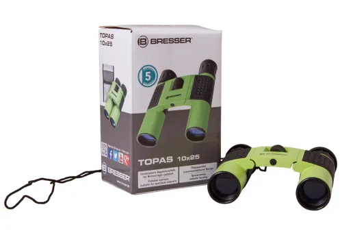 snímek binokulární dalekohled Bresser Topas 10x25,  7