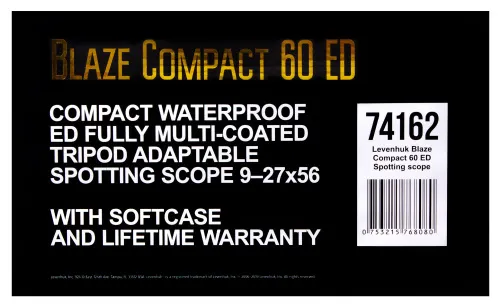 fotografie pozorovací dalekohled Levenhuk Blaze Compact 60 ED,  19