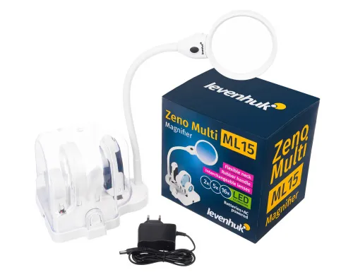 obrázek lupa Levenhuk Zeno Multi ML15 bílá,  2