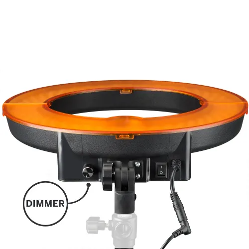 foto stmívatelné 45 W LED prstencové denní světlo Bresser BR-RL12 s přenosnou taškou,  4