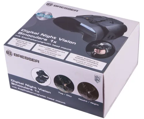 fotografie digitální binokulární dalekohled pro noční vidění Bresser 1–2x s uchycením na hlavu,  14