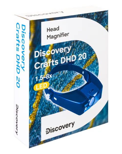 fotografie náhlavní lupa Levenhuk Discovery Crafts DHD 20,  10