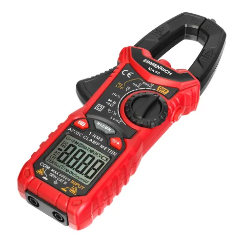 snímek digitální klešťový měřič Ermenrich Ping MK40,  4