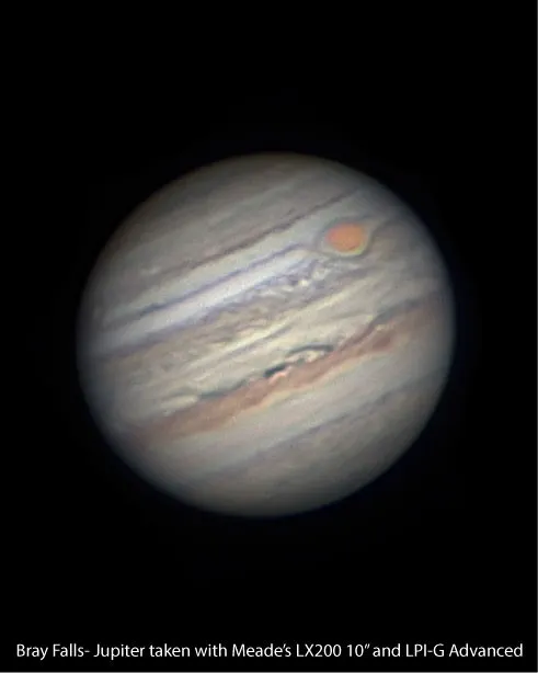 snímek hvězdářský dalekohled Meade LX200 10'' F/10 ACF bez stativu,  2