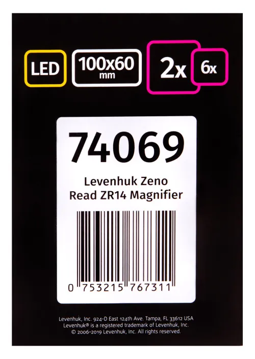 obrázek lupa Levenhuk Zeno Read ZR14,  14
