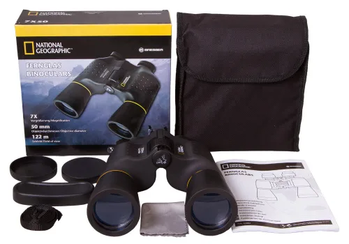 snímek binokulární dalekohled Bresser National Geographic 7x50,  6