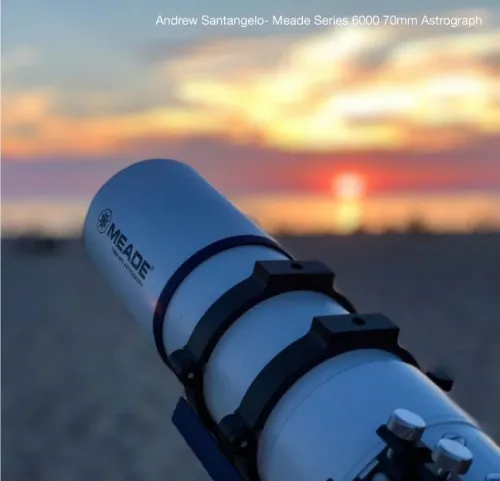 fotografie hvězdářský dalekohled Meade řady 6000 70 mm Astrograph kvadruplet APO OTA,  8
