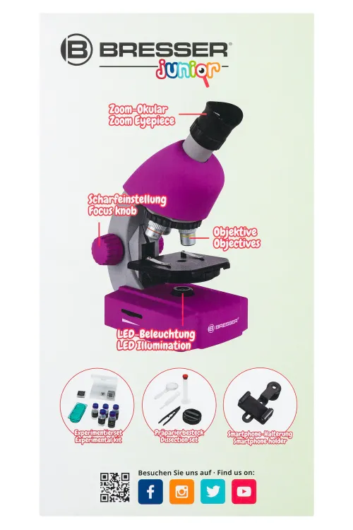 foto mikroskop Bresser Junior 40–640x,  12