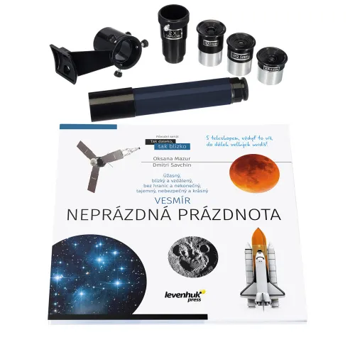 snímek hvězdářský dalekohled Levenhuk Discovery Spark 114 AZ s knížkou,  3