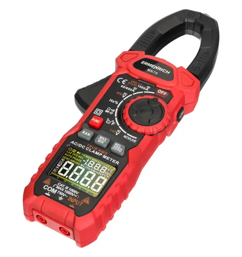 snímek digitální klešťový měřič Ermenrich Ping MK70,  4