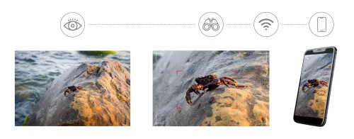 obrázek digitální fotomonokulární dalekohled Levenhuk Kelvin Snap ED 8x42,  6